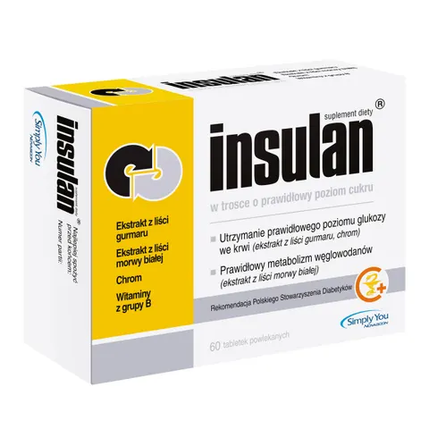 INSULAN, tabletki powlekane, 60 szt.