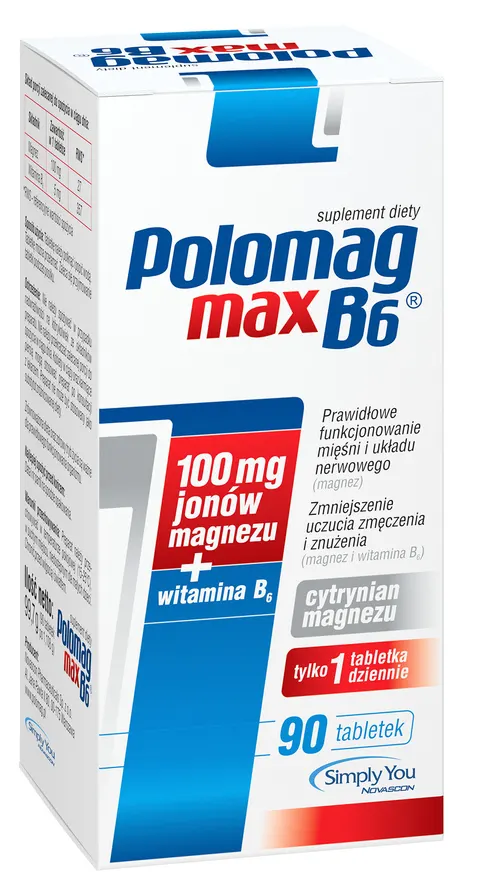 POLOMAG B6 MAX, tabletki, 90 szt.