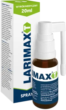 LARIMAX T, spray adhezyjny do gardła, 20 ml