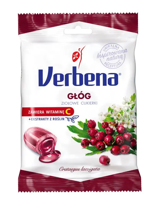 VERBENA GŁÓG, landrynki do ssania, 60 g