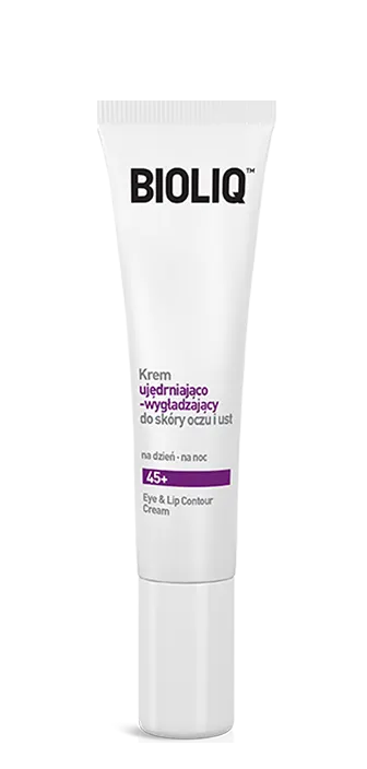 BIOLIQ 45+, krem ujędrniająco-wygładzający do skóry oczu i ust, 15 ml