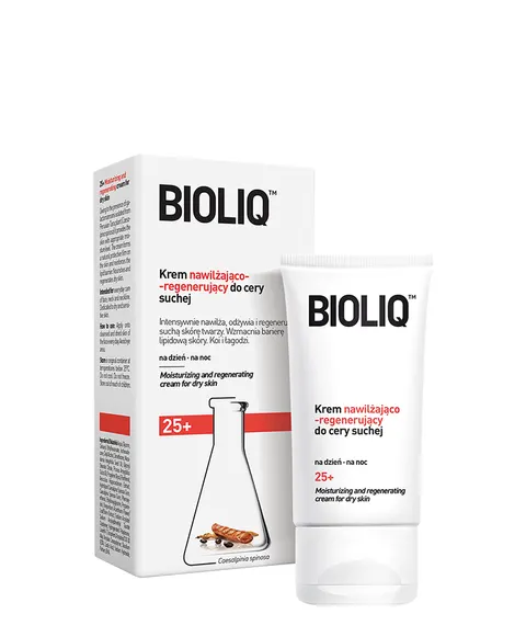 BIOLIQ 25+, krem nawilżająco-regenerujący do cery suchej, 50 ml