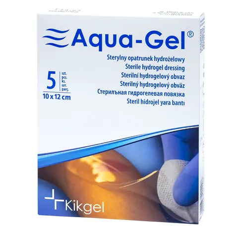 Aqua-gel opatrunek hydrożelowy 10x12 cm - 1 szt.