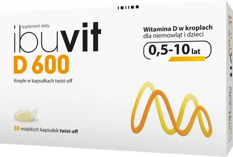 IBUVIT D 600 J.M., kapsułki miękkie twist-off, 30 szt.