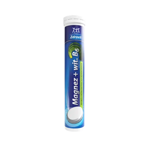 ZDROVIT MAGNEZ+WITAMINA B6, tabletki musujące, 24 szt.
