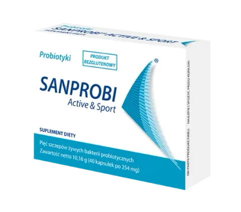 SANPROBI ACTIVE & SPORT, kapsułki, 40 szt.