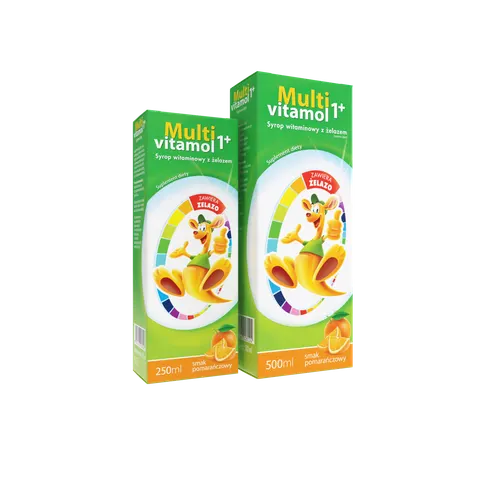 MULTIVITAMOL 1+, płyn, 250 ml