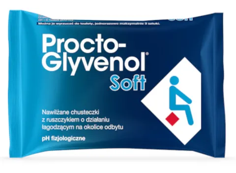 PROCTO-GLYVENOL SOFT, chusteczki nawilżające, 30 szt.