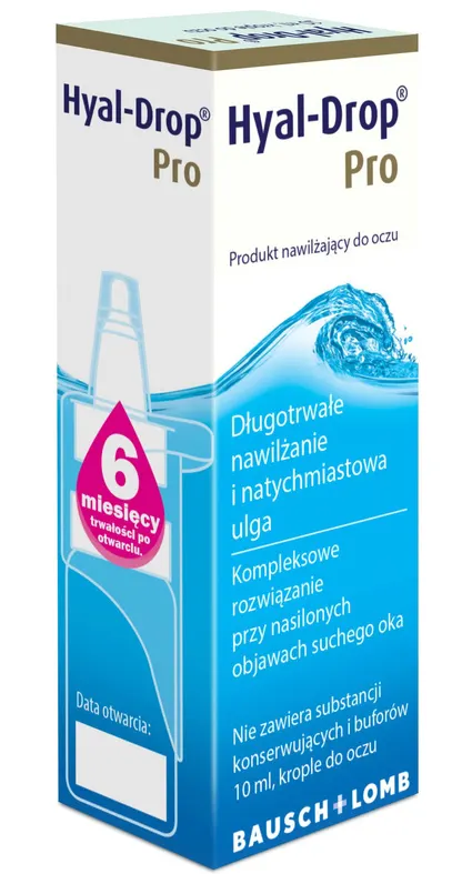 HYAL DROP PRO, krople do oczu, 10 ml