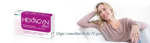 HEXAGYN DUO, globulki dopochwowe, 10 szt.