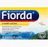 FIORDA, pastylki do ssania o smaku cytrynowym 30 szt.