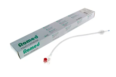 ROMED CEWNIK FOLEYA, urologiczny silikonowy CH16/10 ml, 1 szt.