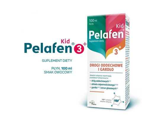 PELAFEN KID 3+, syrop owocowy, 100 ml