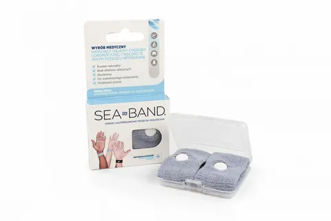 SEA-BAND, opaski akupresurowe przeciw mdłościom, dla dorosłych, 2 szt.