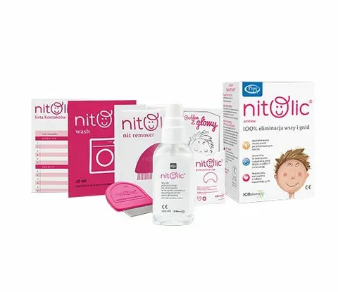 PIPI NITOLIC, przeciw wszawicy, zestaw, 50 ml