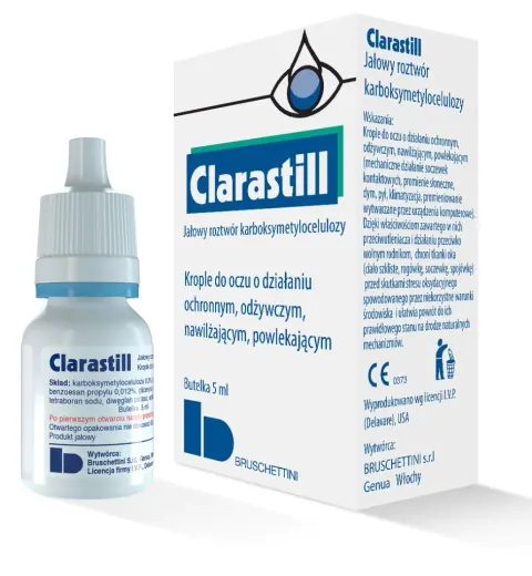 CLARASTILL, krople do oczu, roztwór, 5 ml (but.+zakrap.)