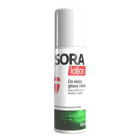 SORA LOTION, spray do skóry głowy i włosów, 100 ml