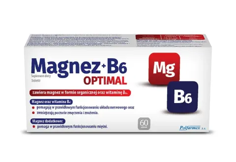 MAGNEZ + B6 OPTIMAL, tabletki, 60 szt.