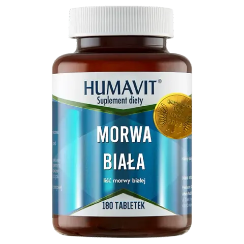 HUMAVIT MORWA BIAŁA, tabletki, 180 szt.