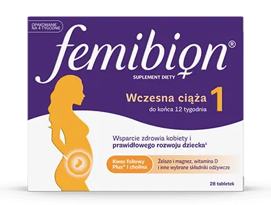 FEMIBION 1 WCZESNA CIĄŻA, tabletki powlekane, 28 szt.
