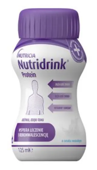 NUTRIDRINK PROTEIN, smak neutralny, płyn, 4 szt. x 125 ml