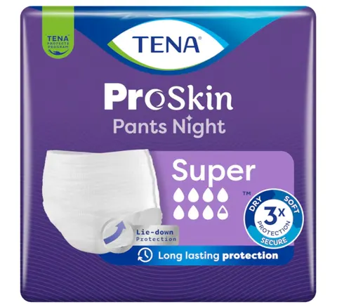 TENA PANTS PROSKIN SUPER NIGHT, majtki chłonne, rozmiar M, 30 szt.