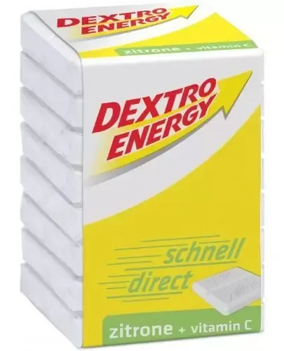 DEXTRO ENERGY, CYTRYNA, pastylki do ssania, 8 szt.
