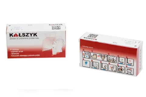KAŁSZYK, zestaw do pobierania próbek kału, 1 szt.