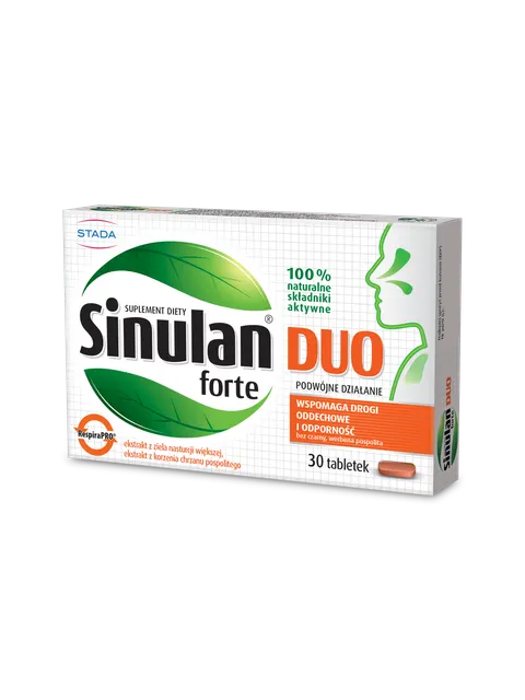 SINULAN DUO FORTE, tabletki powlekane, 30 szt.