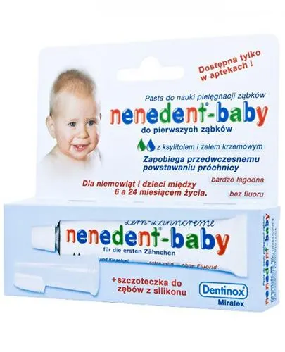 NENEDENT BABY, pasta do zębów dla dzieci + szczoteczka, 20 ml