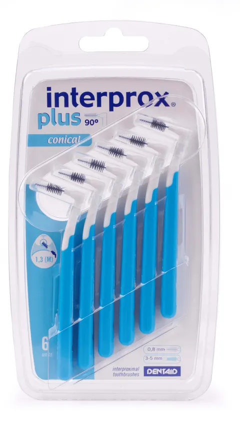 INTERPROX PLUS CONICAL PHD 1,3, szczoteczki międzyzębowe, 6 szt.