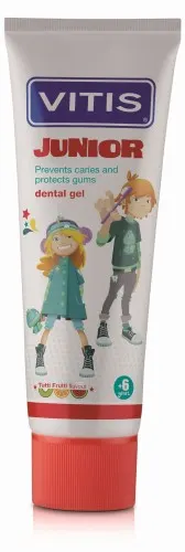 VITIS JUNIOR, pasta do zębów dla dzieci w żelu, 75 ml
