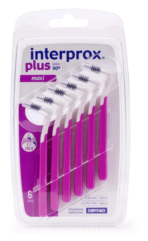 INTERPROX MAXI PHD 2,1, szczoteczki międzyzębowe, 6 szt.