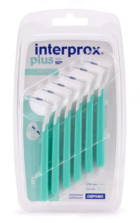 INTERPROX PLUS MICRO PHD 0,9, szczoteczki międzyzębowe, 6 szt.
