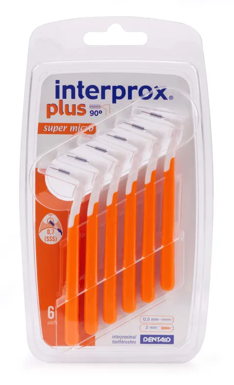 INTERPROX PLUS SUPERMICRO PHD 0,7, szczoteczki międzyzębowe, 6 szt.