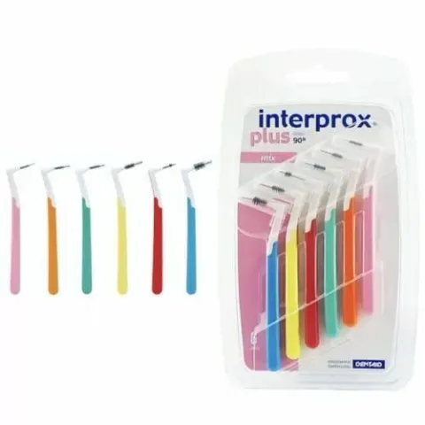 INTERPROX PLUS 2G MIX, szczoteczki międzyzębowe, 6 szt.