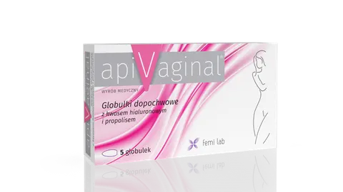 APIVAGINAL, globulki dopochwowe, 5 szt.