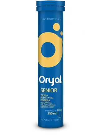ORYAL SENIOR, tabletki musujące, 20 szt.