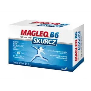 MAGLEQ B6 SKURCZ, tabletki powlekane, 45 szt.