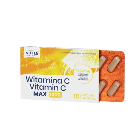 VITTER BLUE WITAMINA C MAX 1000, kapsułki, 10 szt.