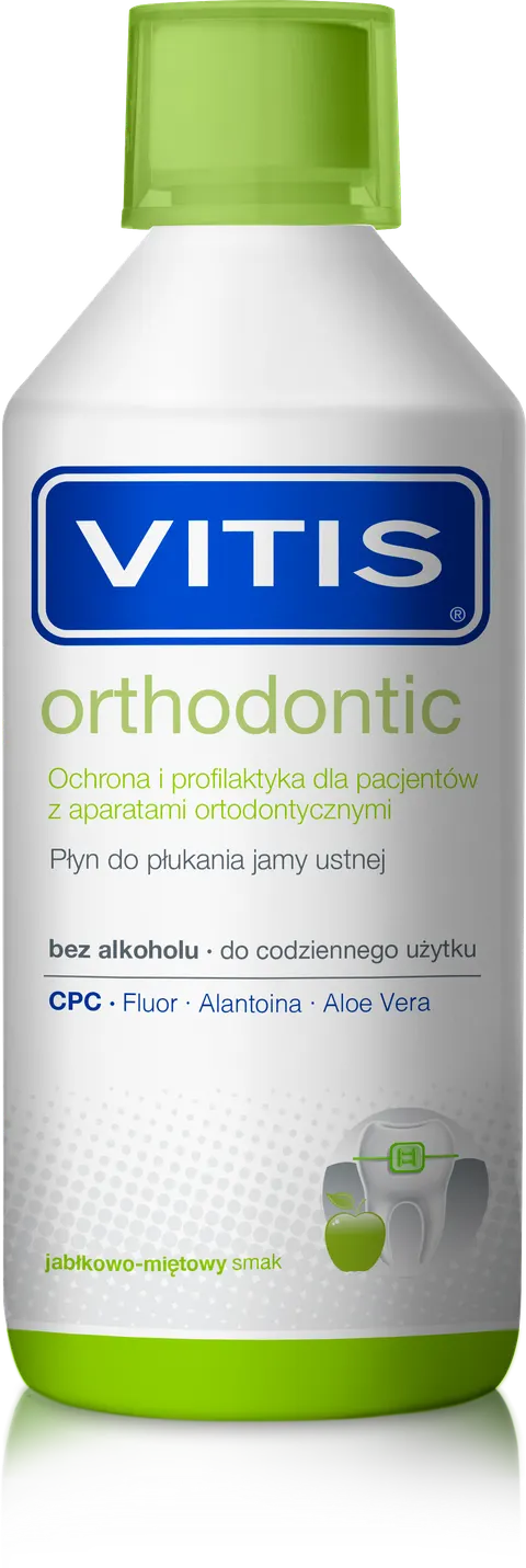 VITIS ORTHODONTIC, płyn do płukania jamy ustnej, 500 ml