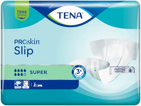 TENA SLIP PROSKIN SUPER, pieluchomajtki, rozmiar S, 30 szt.