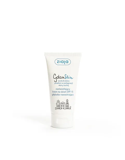Ziaja GdanSkin rozświetlający krem na dzień głęboko nawadniający SPF15 50ml