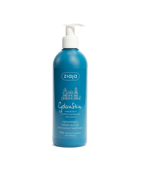 Ziaja GdanSkin rozświetlający balsam do ciała intensywnie nawilżający 300ml
