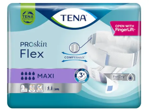 TENA FLEX PROSKIN MAXI, pieluchomajtki, rozmiar XL, 21 szt.