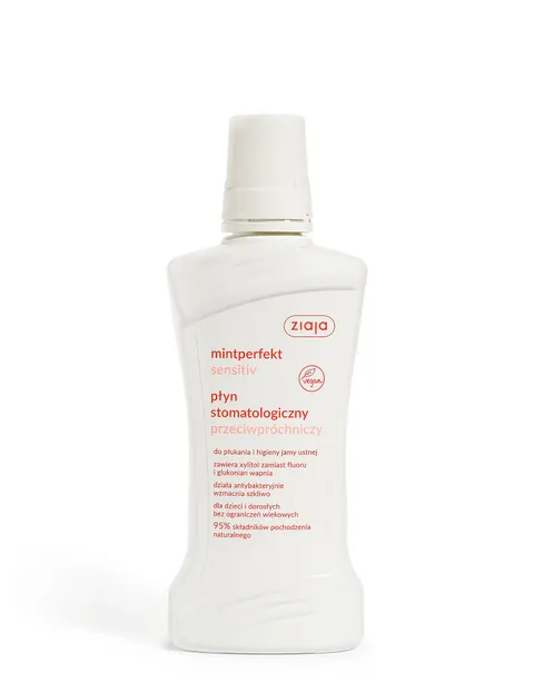 ZIAJA, sensitiv, płyn stomatologiczny przeciwpróchniczy, 500 ML
