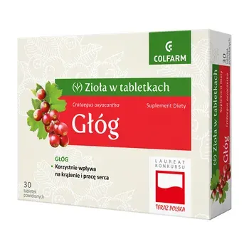 GŁÓG, tabletki powlekane, 30 szt.