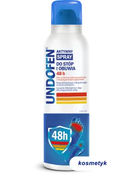 UNDOFEN SPRAY 48H, aktywny spray do stóp i obuwia, 150 ml