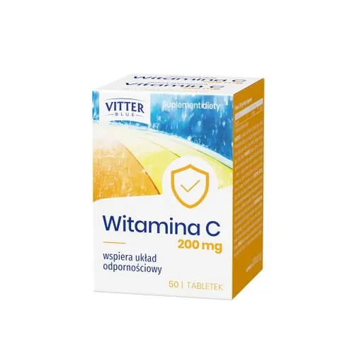 VITTER BLUE WITAMINA C 200 MG, tabletki, 50 szt.