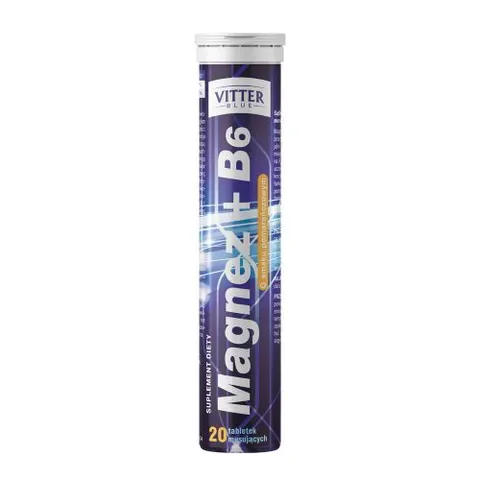VITTER BLUE MAGNEZ + B6, tabletki musujące, 20 szt.